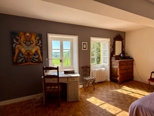 À VENDRE – Exclusivité Sud Bourgogne, Brionnais, Propriété du XIXème, 7,6 hectares libres, 2 étangs