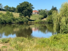 À VENDRE – Exclusivité Sud Bourgogne, Brionnais, Propriété du XIXème, 7,6 hectares libres, 2 étangs