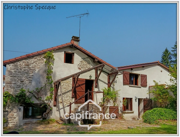 Maison à vendre, grand terrain, garage, PALLADUC (63)