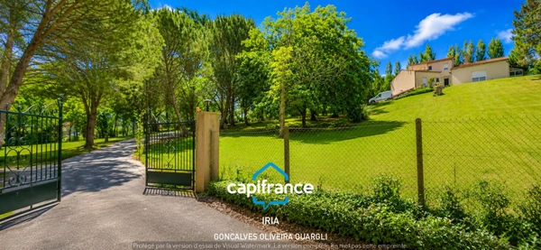Villa à vendre avec piscine sur une parcelle de 8920m² ALLEZ ET CAZENEUVE (47)