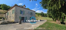 Propriété de charme au coeur de la nature à vendre 6 pièces et 124763m² de  PUJOLS (47)