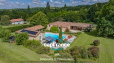 Dpt Lot et Garonne (47), à vendre VILLENEUVE SUR LOT propriété T10   