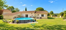 Maison en pierre de plain-pied 190m² – 4 chambres – terrain 2439 m² – LA SAUVETAT SUR LEDE (47)