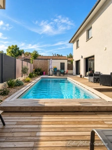 CENON – Maison 2022 DPE A/A – 127 m² – 4 chambres + bureau – Piscine – Garage