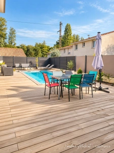 CENON – Maison 2022 DPE A/A – 127 m² – 4 chambres + bureau – Piscine – Garage