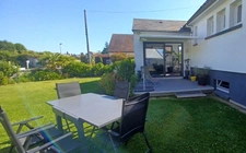 Maison à vendre 5 pièces, sous-sol, deux terrasses, jardin clos à GODERVILLE (76)