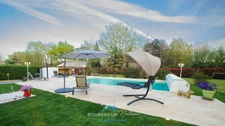 Villa à Prigonrieux en Dordogne(24), 252 m² habitable, 8 pièces, 6 chambres, piscine et terrain 3200m² clos