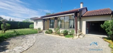 Maison individuelle, à BERGERAC (24) plain pied, 3 chambres, 109m²+ jardin + garage
