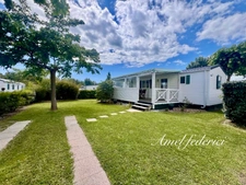 Mobile-Home - 36 m2 + 20 m2 de terrasse - sur parcelle 236 m2 - piscine privée - 5 min plage- SAINT GILLES CROIX DE VIE (85)
