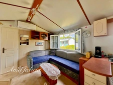 🏖️ Mobil-home – 35 m² sur parcelle arborée dans PRL 3★ avec piscine – Plage à 5 min à pied !