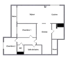 Appartement à vendre 3 pièces  (77) CHELLES - Quartier du Coteau