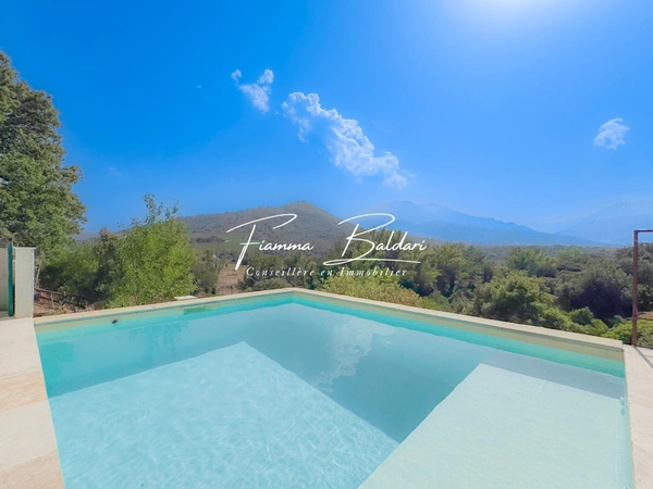 À Vendre Villa T4 de 125m² + Chambres d'hôtes, Terrain 1550m², Canavaggia, Haute-Corse (20)