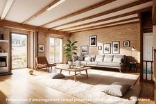 EXCLUSIVE – TAUPONT – Stone property complex to renovate with outbuilding