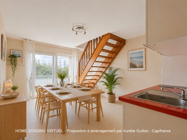 Damgan – Duplex 4 pièces à 450 m de la mer