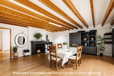 Mauron Charmante longère en pierre – Plain-pied – 85 m² habitables + 70 m² de combles aménageables – Exposition Sud