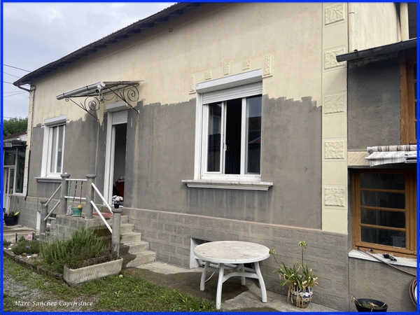 Dpt Hautes Pyrénées Tarbes (65000) à vendre maison plain-pied 3 pièces 70 m2 avec garage sur 1125 m2 de terrain