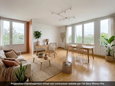 APPARTEMENT T3 AVEC VUE SUR LE CHER – HABITATION OU INVESTISSEMENT COLOCATION – TOURS SUD / QUARTIER DU CHER
