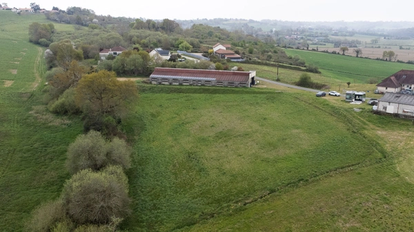 Terrain à vendre 8000m² avec Hangar agricole, proche de MOMAS (64)