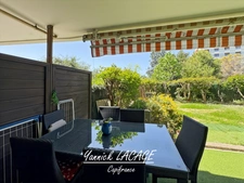3-room apartment on the ground floor with 108 m² of outdoor space, south-west facing, parking and secure residence, Marseille 13th arrondissement (13)