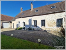 Estissac (10), Longère à vendre, Cuisine équipée, Salon/salle à manger insert encastré, 3 chambres, , Jardin 445 M2