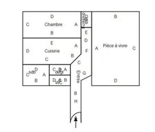 SAINT QUENTIN Centre Ville,  Appartement à vendre 2 pièces  (02100)
