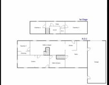 HOMBLIERES (02720) Maison à vendre de 150m2 habitables, Jardin , Garage Double