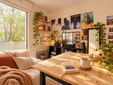One-bedroom apartment for sale, 28.15 m², with a 10 m² terrace and secure parking, MONTPELLIER (34)