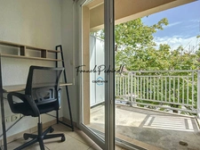 Dpt Gironde (33), for rent 30 km from BORDEAUX - FURNISHED T2 with parking - Top floor, quiet, open view