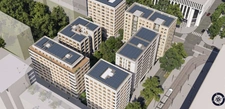 T3 60 m² de standing avec balcon 7m² vue dégagée 6e étage  CONFLUENCE