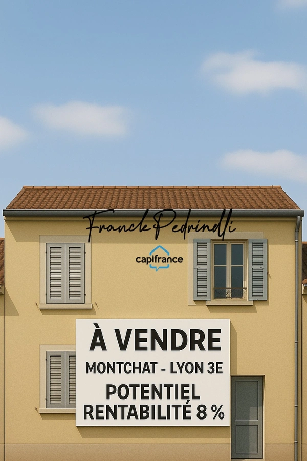 INVESTISSEMENT LOCATIF  POTENTIEL 8 % ( 28 000 € / AN)  : Immeuble de rapport  en copropriété LYON 3EME ARRONDISSEMENT quartier MONTCHAT