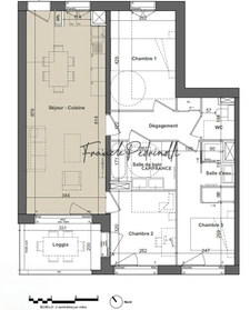 Bel Appartement de standing T7 76 m² avec balcon, Coeur CONFLUENCE