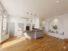 Appartement entièrement rénové avec terrasse et parking