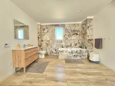 Ensemble immobilier de 368 m2 divisé en 3 habitations, piscine, terrain 1683 m2 à VESCOVATO (Haute Corse)
