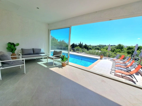 Maison de plain pied 170 m2, 5 chambres, piscine, garage, sans vis-à-vis,  terrain 5540 m2 à SAN NICOLAO, Moriani (HAUTE CORSE)
