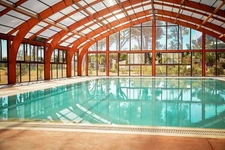 Maison mitoyenne de 28 m2, 6 couchages dans un camping en bord de mer avec piscine à Castellare di Casinca (HAUTE CORSE)