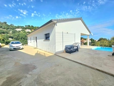 Maison 5 pièces, 120 m² habitables avec vue me, Piscine et grand garage/atelier de 136 m2 à FOLELLI (Haute-Corse)