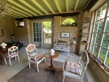 Marciac (32) VERY ELEGANT MANOR HOUSE, requiring no work, with an artist's house or gîte, walled centuries-old park