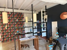 MARCIAC(32) proche: AUTHENTIQUE MOULIN SEIGNEURIAL d'EXCEPTION  des XIV-XVIIIs, caché, avec son bief baignable, 1.5 HECTARE, élégante rénovation, meublé, tennis, RARE