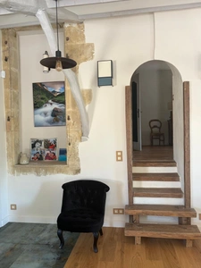 MARCIAC(32) proche: AUTHENTIQUE MOULIN SEIGNEURIAL d'EXCEPTION  des XIV-XVIIIs, caché, avec son bief baignable, 1.5 HECTARE, élégante rénovation, meublé, tennis, RARE