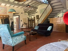 MARCIAC(32) proche: AUTHENTIQUE MOULIN SEIGNEURIAL d'EXCEPTION  des XIV-XVIIIs, caché, avec son bief baignable, 1.5 HECTARE, élégante rénovation, meublé, tennis, RARE