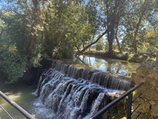MARCIAC(32) proche: AUTHENTIQUE MOULIN SEIGNEURIAL d'EXCEPTION  des XIV-XVIIIs, caché, avec son bief baignable, 1.5 HECTARE, élégante rénovation, meublé, tennis, RARE