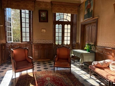 Gers (32), VERY BEAUTIFUL FAMILY CASTLE, 45HA with outbuildings, somewhat hidden, in a dominant position, a beautiful history 
