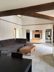 Near Plaisance du Gers (32), elegant 307m2 stone village house with 150m2 enclosed garden, no work required.
