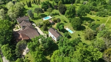 Dpt Gers (32), TRES ELEGANTE PROPRIETE  RURALE  sur 4.5 hectares, près de Nogaro, Aire, Eauze, MAISON de MAITRE, GITE, deux piscines neuves, parc séculaire, SANS NUISANCE 