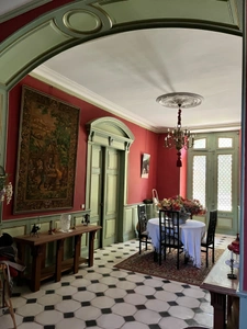 Dpt (32) NOGARO nearby, ELEGANT NOTABLES' HOUSE, economical, from the 19th century, 600M2, centuries-old park, U-shaped outbuildings, 11 ha, no work required, 