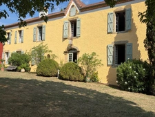 PLAISANCE DU GERS(32): élégante PROPRIETE DE CHARME et de CARACTERE XVIII-XIXs, 3,5hectares, près de Plaisance et Marciac, SANS TRAVAUX, sans vis à vis, au calme , VUE sur les coteaux, piscine