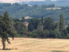 MARCIAC (32): Former seigniory, beautiful 14th-century castle on +3hectares, hidden at the end of the road, no neighbors, in the countryside, 500m2 of living space, heated swimming pool, discover the 