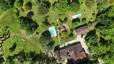 Dpt Gers (32), TRES ELEGANTE PROPRIETE  RURALE  sur 4.5 hectares, près de Nogaro, Aire, Eauze, MAISON de MAITRE, GITE, deux piscines neuves, parc séculaire, SANS NUISANCE 