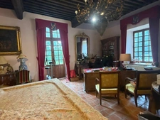 MARCIAC (32): Former seigniory, beautiful 14th-century castle on +3hectares, hidden at the end of the road, no neighbors, in the countryside, 500m2 of living space, heated swimming pool, discover the 