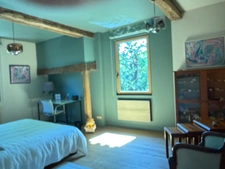 MARCIAC(32) proche: AUTHENTIQUE MOULIN SEIGNEURIAL d'EXCEPTION  des XIV-XVIIIs, caché, avec son bief baignable, 1.5 HECTARE, élégante rénovation, meublé, tennis, RARE